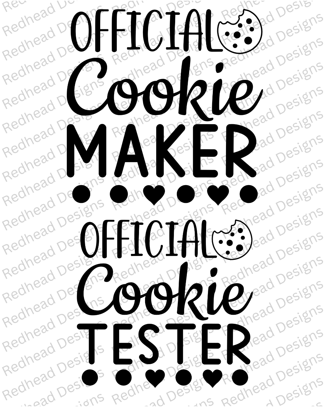 Official Cookie Maker/ Tester Matching Shirts