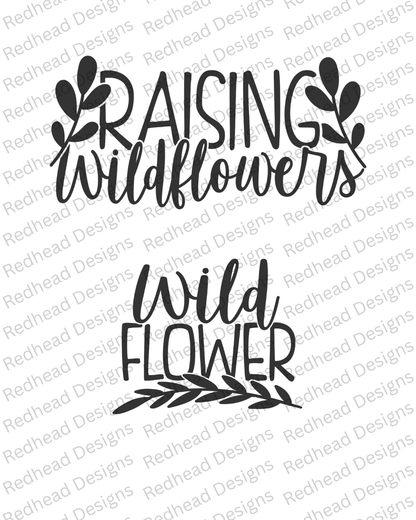 Raising Wildflowers & Wildflower Matching T-Shirt Set